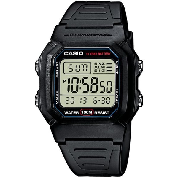 Klocka - CASIO - W800H1AVES - Kvarts - Harts - Digital - 10 ATM