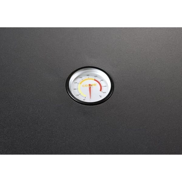 Gas pizzaovn - COZZE - 17 - 90426 - 60,5 x 60,5 x 30,5 cm - Roterende sten - Integreret termometer og dør
