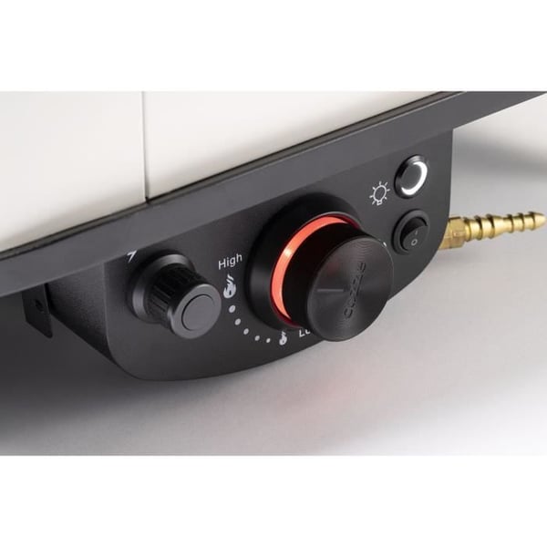 Gas pizzaovn - COZZE - 17 - 90426 - 60,5 x 60,5 x 30,5 cm - Roterende sten - Integreret termometer og dør