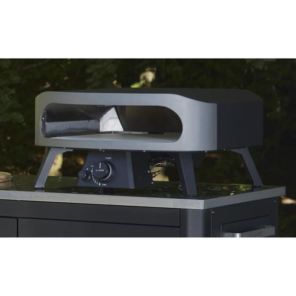 Gasugn för pizza - COZZE - 17 - 90432 - 8 kW - 60,5 x 60,5 x 30,5 cm - Upp till 450°C - Termometer ingår