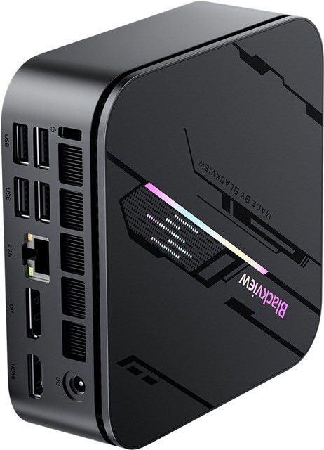 Mini-pc Blackview MP100 Pro I5-12450H 16GB 512GB W11 PRO Sort