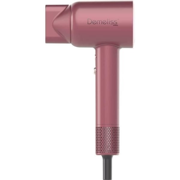 Hårtork - DEMELISS - ULTIMATE DRYER SET - Magnetisk diffusor - 1600 W - Körsbärsch?rie