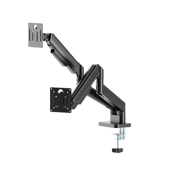 Gembird MA-DA2-06 Bordsmonterad justerbar dubbel monitorarm 17"-32". svart