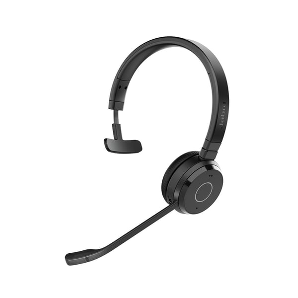 Jabra Evolve 65 TE -kuulokkeet, langallinen ja langaton sanka, USB Type-A, Bluetooth, musta