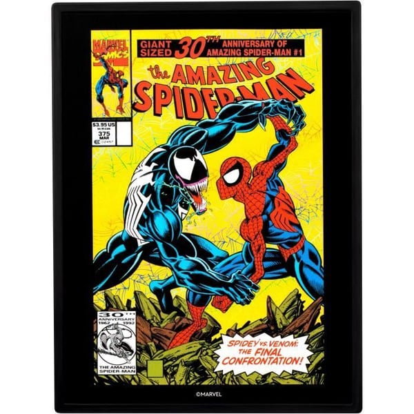 Hahmo - FANDROP x STAR WARS - Spider-Man vs. Venom - Vitriini kulttikohtauksella + minijuliste - 18 cm