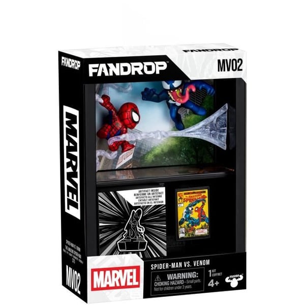 Hahmo - FANDROP x STAR WARS - Spider-Man vs. Venom - Vitriini kulttikohtauksella + minijuliste - 18 cm