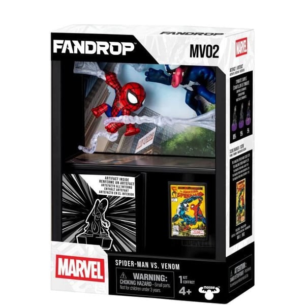Hahmo - FANDROP x STAR WARS - Spider-Man vs. Venom - Vitriini kulttikohtauksella + minijuliste - 18 cm