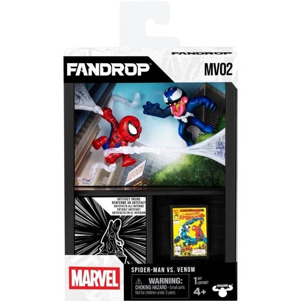Hahmo - FANDROP x STAR WARS - Spider-Man vs. Venom - Vitriini kulttikohtauksella + minijuliste - 18 cm