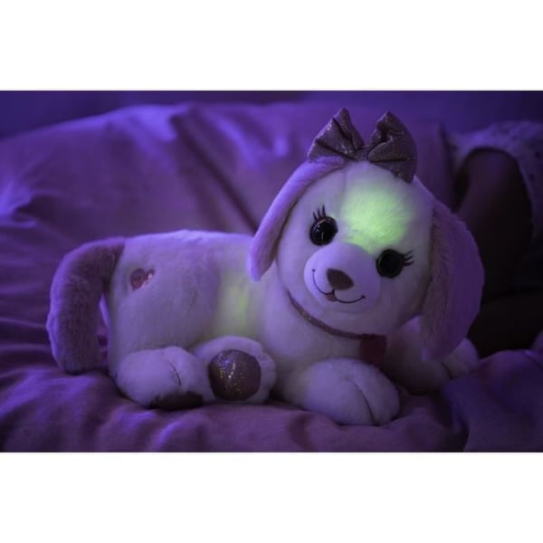 Puppy Bella -pehmokoira - GIPSY TOYS - Erittäin pehmeä ja valaisee kauniiden melodioiden rytmissä - 30 cm
