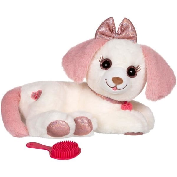 Puppy Bella -pehmokoira - GIPSY TOYS - Erittäin pehmeä ja valaisee kauniiden melodioiden rytmissä - 30 cm
