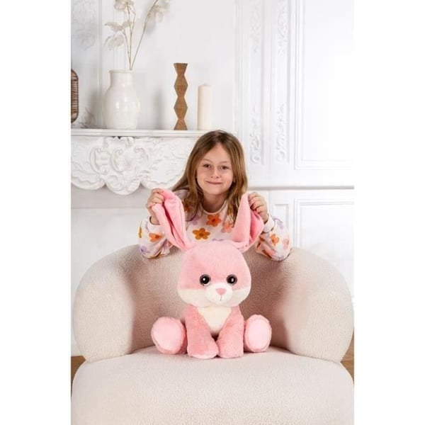 Puppy Eyes Pets tøjdyr - GIPSY TOYS - Lyserød kanin - 40 CM
