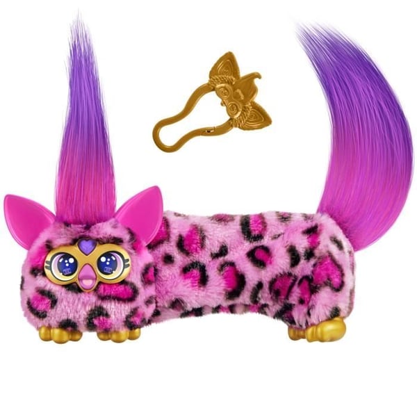 Furby DJ Furblets Kitt-Ee-Luv. Mini elektronisk plysch. Barnleksak. 45 ljud och musik. Från 6 år.