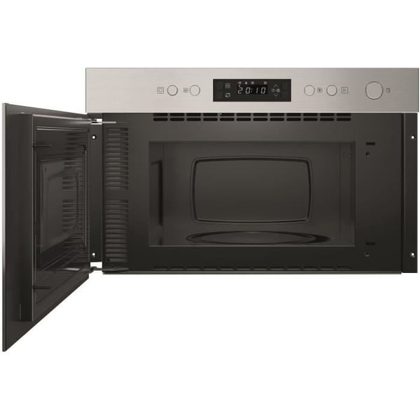 Inbyggd mikrovågsugn - HOTPOINT - HAM 212O X - Rostfritt stål - 22 L