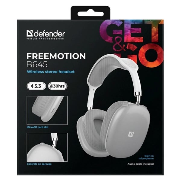 KUULOKKEET DEFENDER BLUETOOTH FREEMOTIONB645 HARMAA