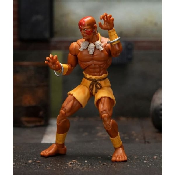 Figur - JADA TOYS - Dhalsim - Leddelt - 15 cm - Udskifteligt tilbehør