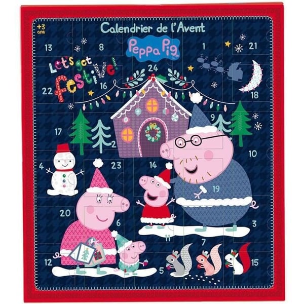 Eteenpäin kalenteri 36 osaa - Peppa Pig - JEMINI - 36 x 39,5 cm