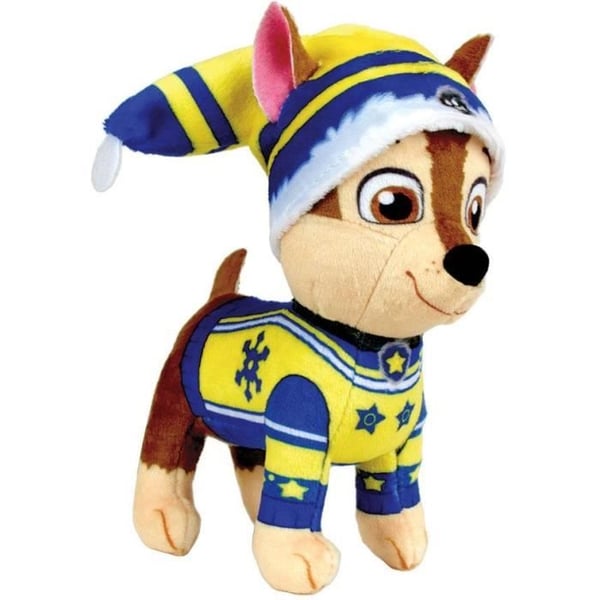 Låda med 4 mjukisdjur - JEMINI - PAW PATROL - Chase. Marcus. Ruben och Stella - +/- 12 cm