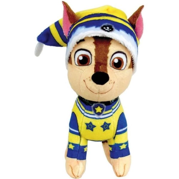 Låda med 4 mjukisdjur - JEMINI - PAW PATROL - Chase. Marcus. Ruben och Stella - +/- 12 cm