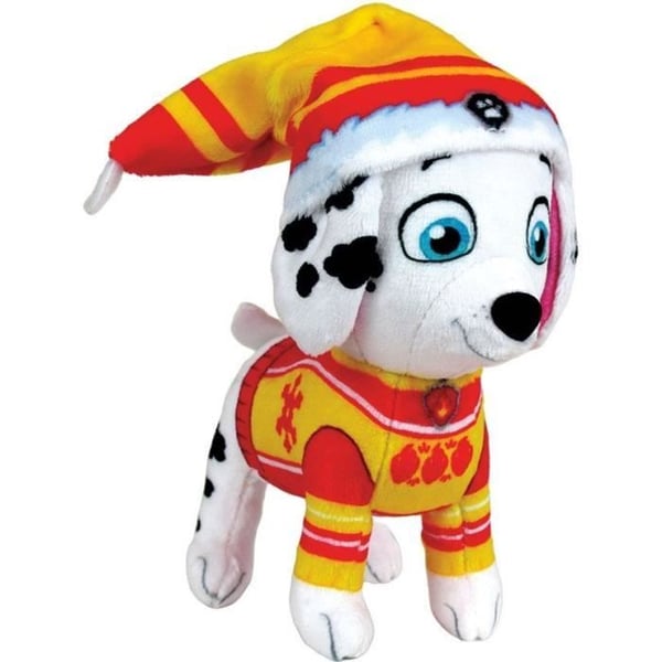 Låda med 4 mjukisdjur - JEMINI - PAW PATROL - Chase. Marcus. Ruben och Stella - +/- 12 cm