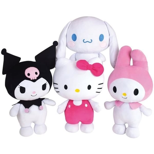 Squishy Kuromi plyspude - HELLO KITTY - JEMINI - Blød og luftig - +/- 40 cm