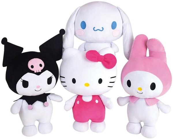 Squishy My Melody plyspude - HELLO KITTY - JEMINI - Blød og luftig - +/- 40 cm