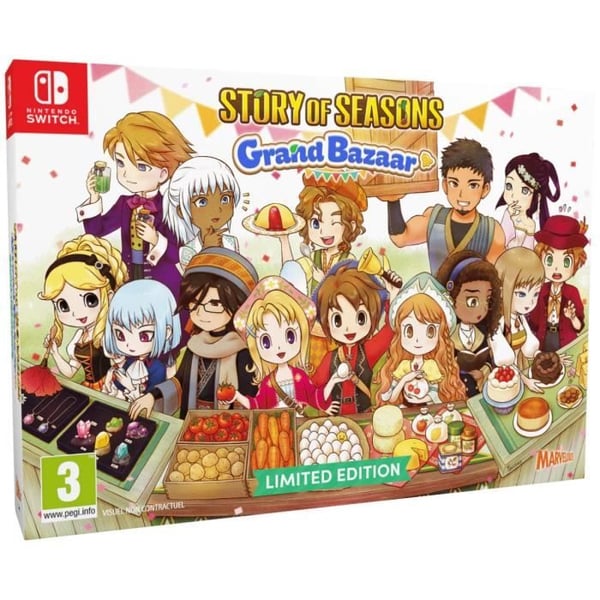 Story of Seasons: Grand Bazaar - Nintendo Switch-spel - Begränsad upplaga Story of Seasons: Grand Bazaar - Nintendo Switch-spel - Begränsad upplaga