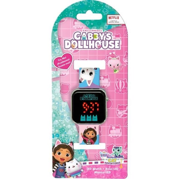 Gabby's Dukkehus LED-ur - BØRNELICENSERING - GD00019