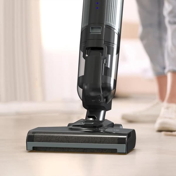 Sladdansluten sopdammsugare - LIVOO - DOH143 CLEAN'UP - 600 W - 2 i 1 - 15 kPa - 80 dB - 2 tankar - Grå