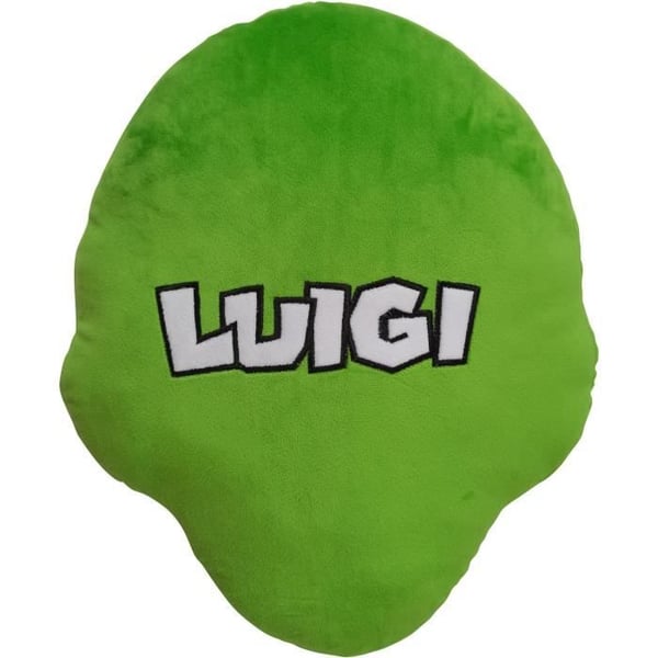 3D-tyyny - MARIO BROS - Luigi Face - Mikrokuitu - 40 cm