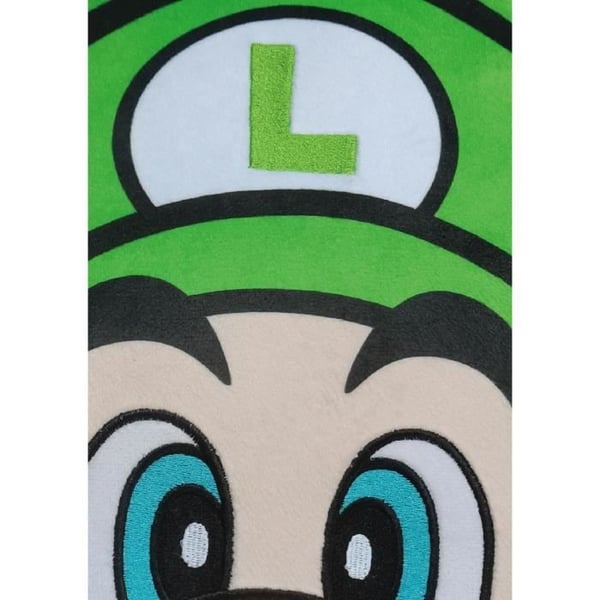3D-tyyny - MARIO BROS - Luigi Face - Mikrokuitu - 40 cm