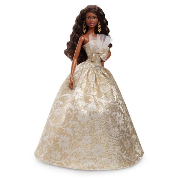 Barbie - Merry Christmas Dukke - Brunette Dukke - JBH96