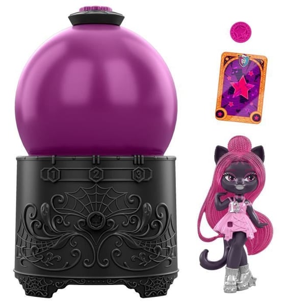 Monster High - Eliksirer - Krystalkugle-sortiment. med minidukker - Monster High - JCX99