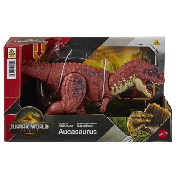 Jurassic World - Aucasaurus Fierce Roar Artikuleret Figur - Lyd - Jurassic World - JGB88