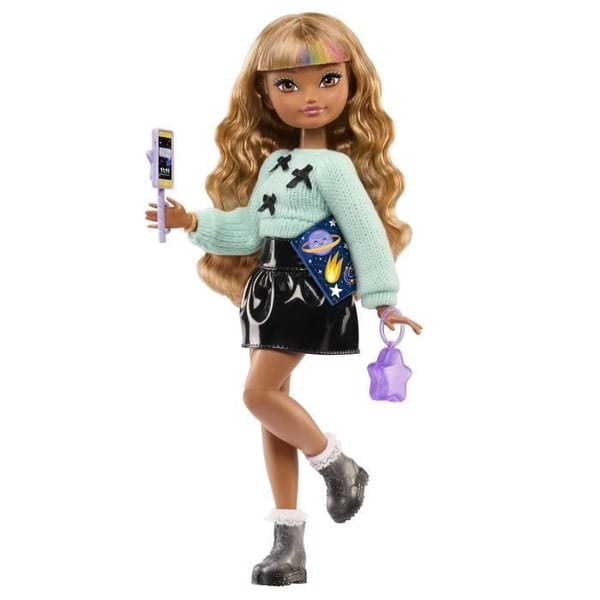 Barbie - Drømmeveninder Zia - Dukke med 7 tilbehør - Barbie - JGG36