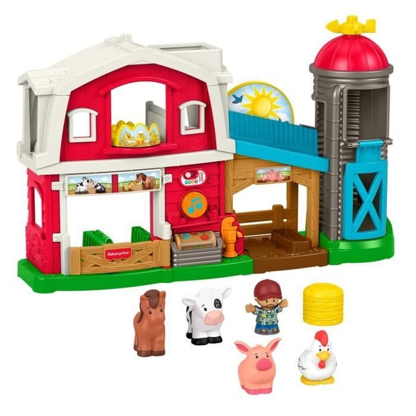 Fisher-Price - Little People -monikielinen leikkisetti - Maatilan eläimet - Fisher-Price - JGX08