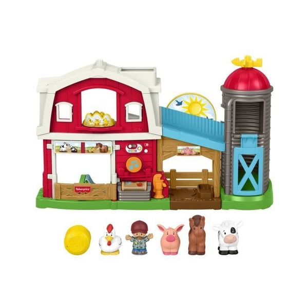 Fisher-Price - Little People -monikielinen leikkisetti - Maatilan eläimet - Fisher-Price - JGX08