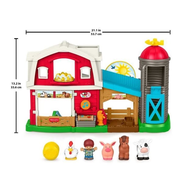 Fisher-Price - Little People -monikielinen leikkisetti - Maatilan eläimet - Fisher-Price - JGX08