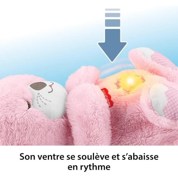 Fisher-Price - My Odder Cuddles Goodnight - Plys og natlampe - Pink - Fisher-Price - JLJ33