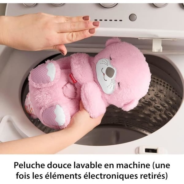 Fisher-Price - My Odder Cuddles Goodnight - Plys og natlampe - Pink - Fisher-Price - JLJ33