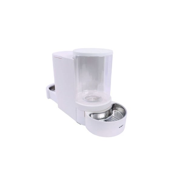 DUPLO Kuivaruoan ja veden annostelija - M LEMMIKILLE - 1,3 kg / 3 l - 40 x 16,2 x 29,1 cm - Valkoinen