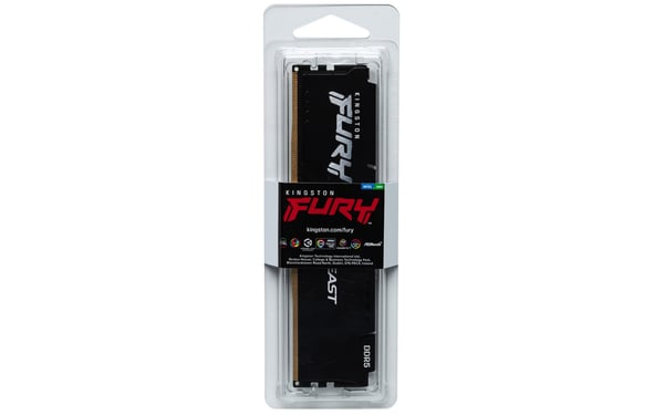 Kingston Technology FURY Beast 32GB DDR5 CL30 DIMM Sort