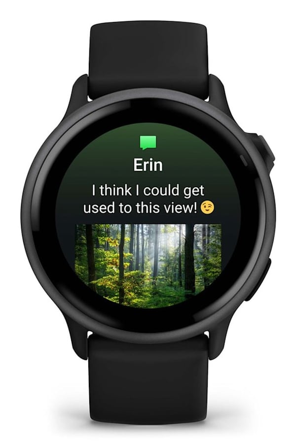 Garmin vívoactive 6 3,05 cm (1,2") AMOLED 42 mm Digitaalinen 390 x 390 pikseliä Kosketusnäyttö Musta Wi-Fi GPS (satelliitti)