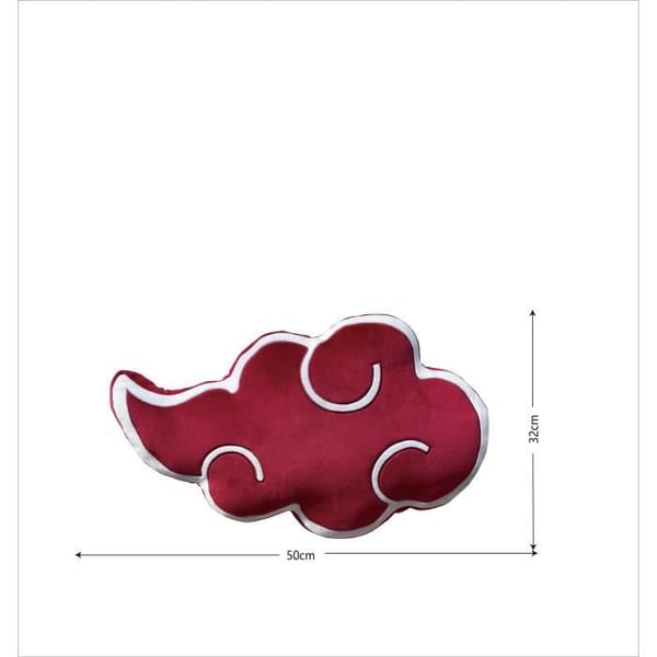 3D-tyyny - NARUTO SHIPPUDEN - Akatsuki-logo - Mikrokuitu - 50 cm