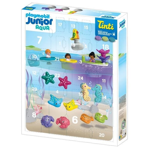 Playmobil 71777 Junior Adventskalender. JUNIOR & Tinti. 31 dele. Fra 4 år
