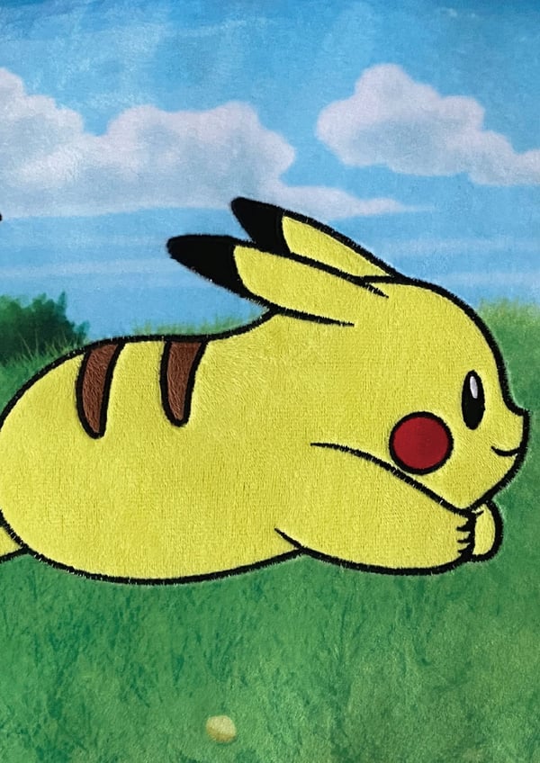 Premium Pude - POKEMON - Pikachu & Eevee - Mikrofiber - 60 cm
