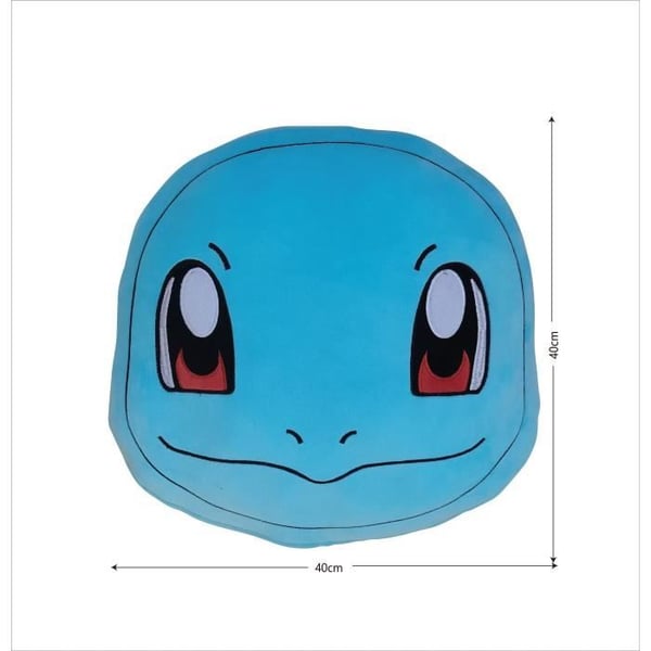 Premium Pude - POKEMON - Squirtle Face - Mikrofiber - 40 cm
