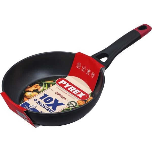 Frituresteg - PYREX - 1455026 - Smedet aluminium - Non-stick - 26 cm - PFAS-fri