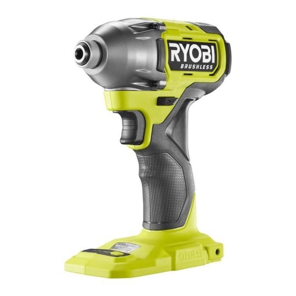 Iskuporakone - RYOBI - Harjaton - 18V - 4 tilaa: 100 / 180 / 300 Nm / Avustustila: ruuvaaminen materiaalin tasolle