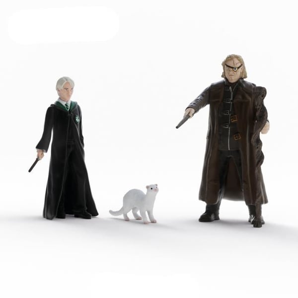 Alastor Moody & Draco Malfoy och illern-figuren. Schleich 14907 Harry Potter?-serie