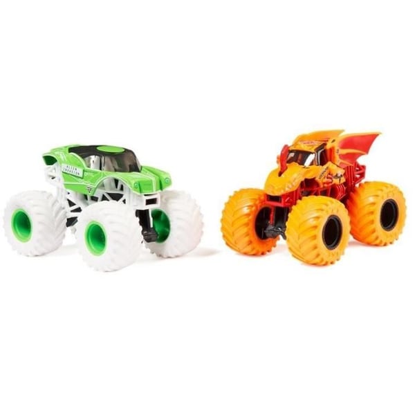 Painevalettu ajoneuvo - Spin Master - Monster Jam - 1:64 - 2 kappaleen pakkaus - Sekoitettu - 3 vuotta ja vanhemmille